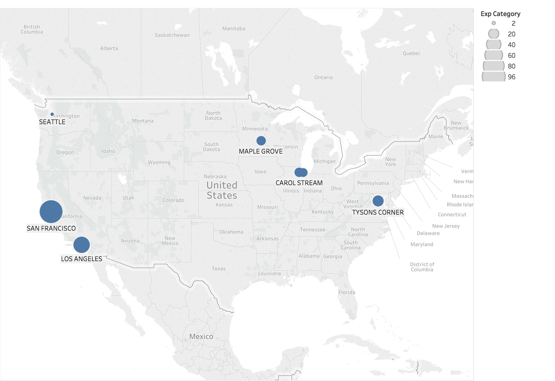 Map of Expenditures from McMorris Rodgers